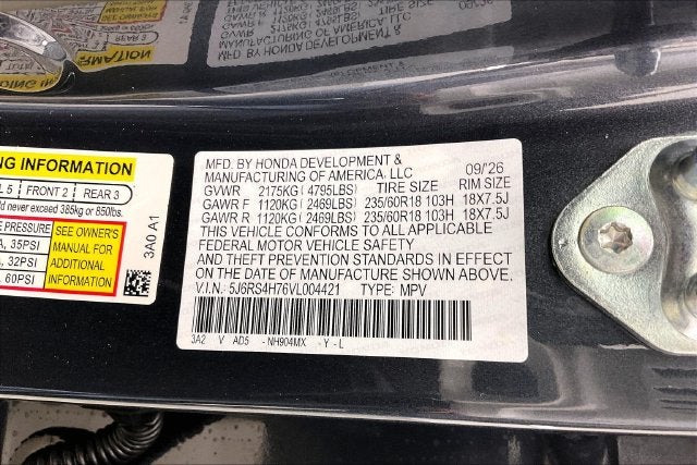 2027 Honda CR-V EX-L InStock