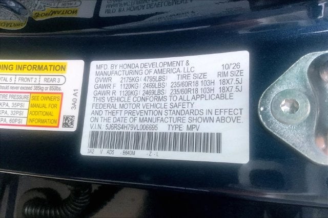 2027 Honda CR-V EX-L InStock