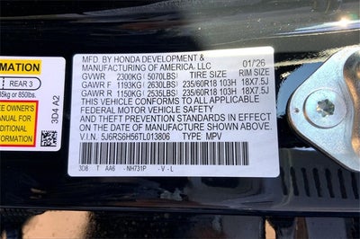 2026 Honda CR-V Hybrid Sport