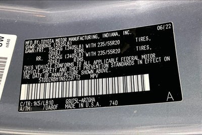 2022 Toyota Highlander Limited