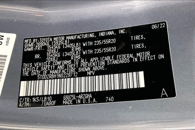 2022 Toyota Highlander Limited