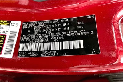 2022 Toyota Highlander XLE