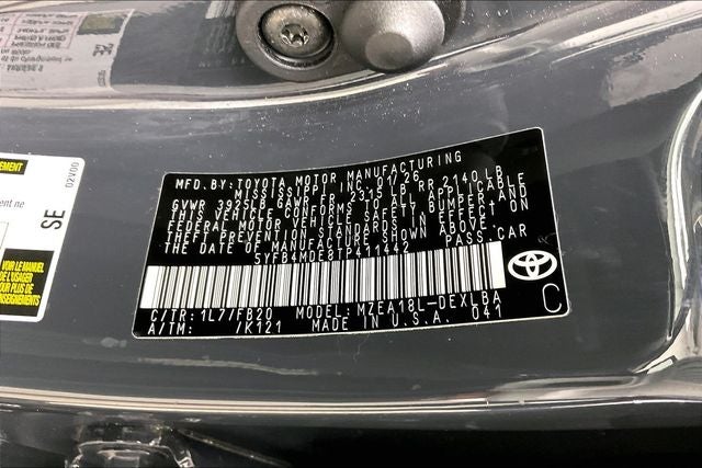 2026 Toyota Corolla LE