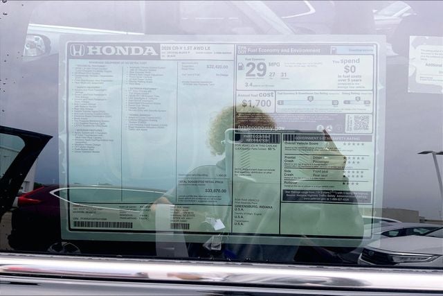 2026 Honda CR-V LX InStock