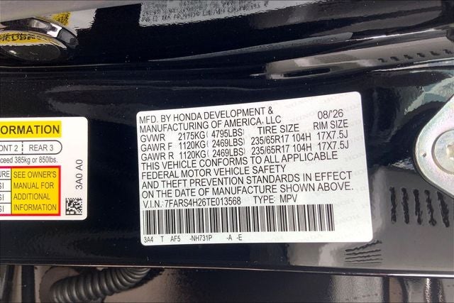 2026 Honda CR-V LX InStock