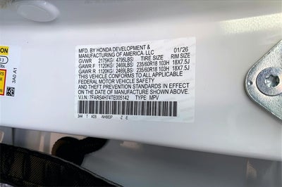 2026 Honda CR-V EX-L