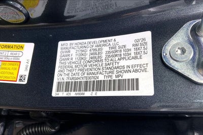 2026 Honda CR-V EX-L