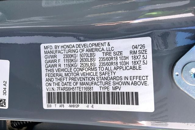 2026 Honda CR-V Hybrid Sport
