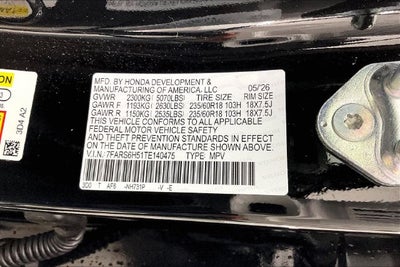 2026 Honda CR-V Hybrid Sport