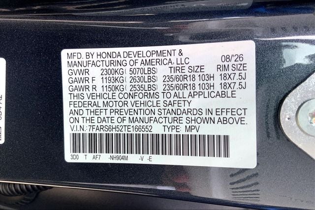 2026 Honda CR-V Hybrid Sport InStock