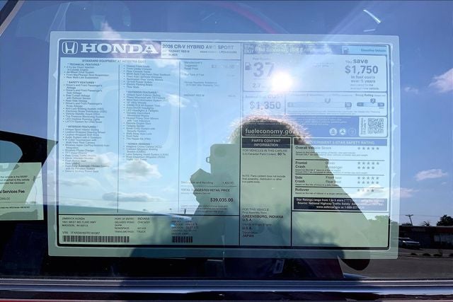 2026 Honda CR-V Hybrid Sport InStock