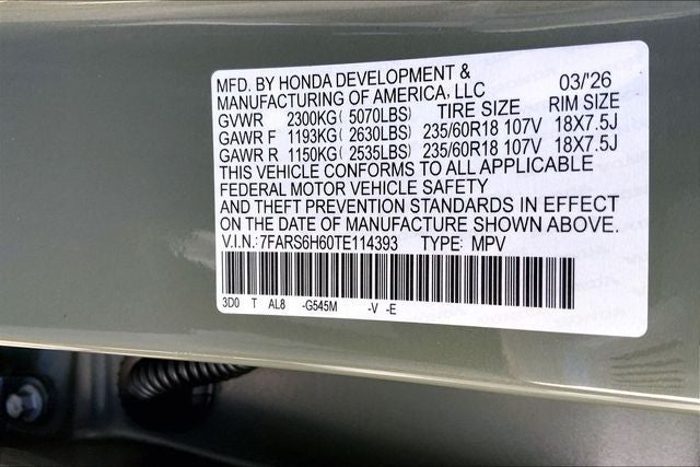 2026 Honda CR-V Hybrid TrailSport