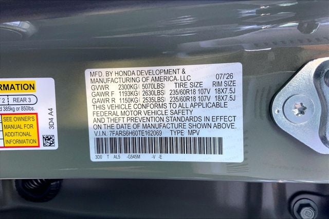 2026 Honda CR-V Hybrid TrailSport InStock