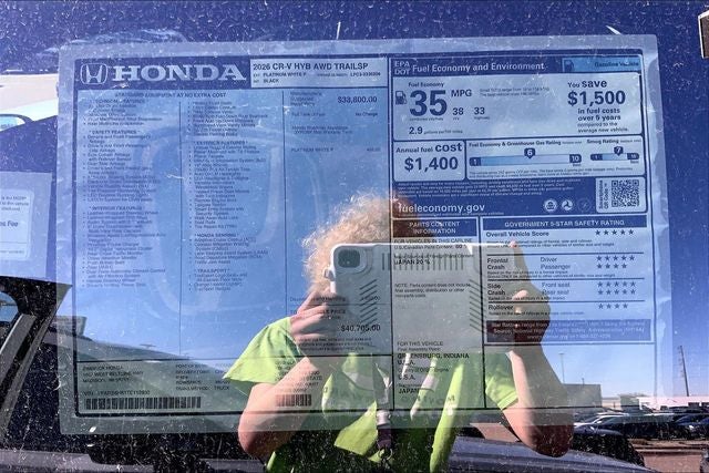 2026 Honda CR-V Hybrid TrailSport