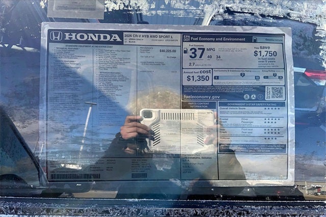 2026 Honda CR-V Hybrid Sport-L