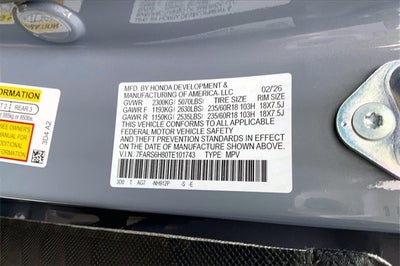 2026 Honda CR-V Hybrid Sport-L