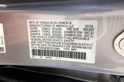 2026 Honda CR-V Hybrid Sport-L