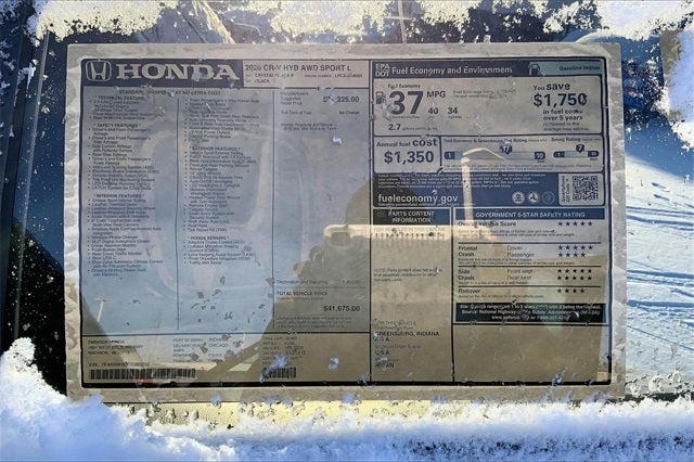 2026 Honda CR-V Hybrid Sport-L