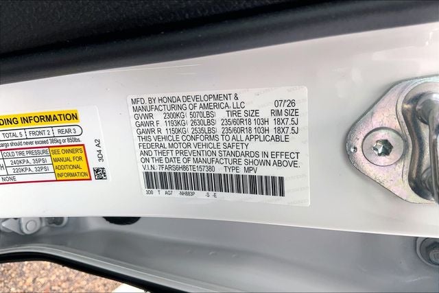 2026 Honda CR-V Hybrid Sport-L InStock