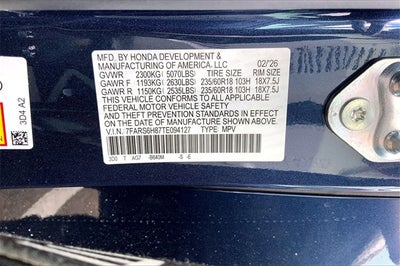 2026 Honda CR-V Hybrid Sport-L