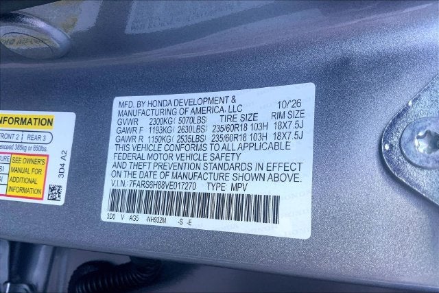 2027 Honda CR-V Hybrid Sport-L InStock