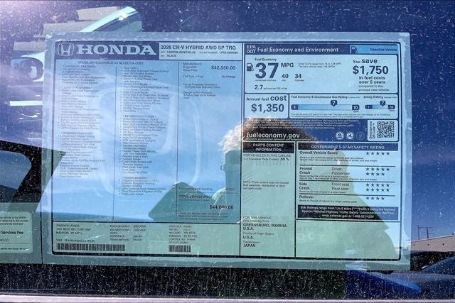 2026 Honda CR-V Hybrid Sport Touring