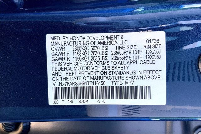 2026 Honda CR-V Hybrid Sport Touring