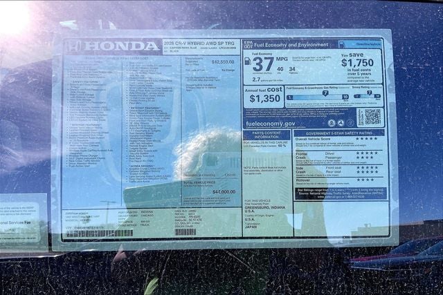 2026 Honda CR-V Hybrid Sport Touring