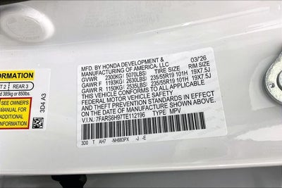 2026 Honda CR-V Hybrid Sport Touring