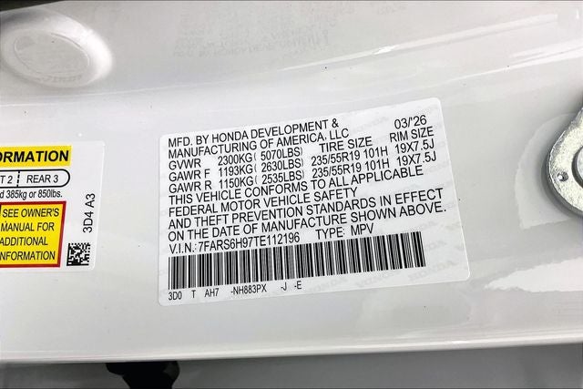 2026 Honda CR-V Hybrid Sport Touring