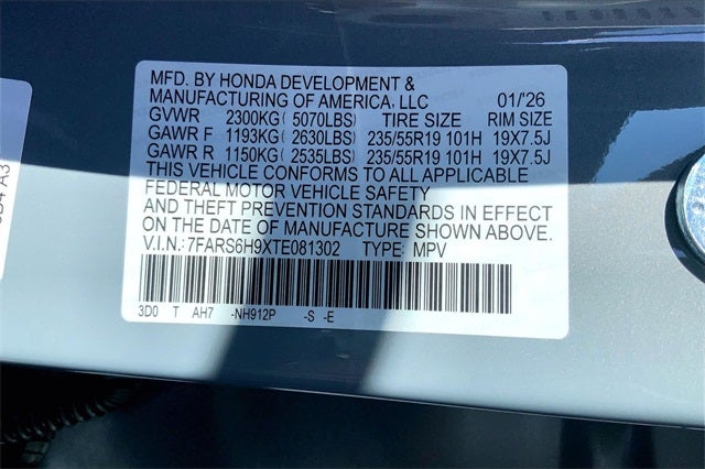 2026 Honda CR-V Hybrid Sport Touring