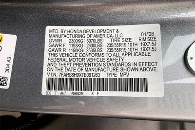 2026 Honda CR-V Hybrid Sport Touring