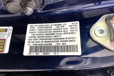 2020 Honda CR-V Hybrid Touring