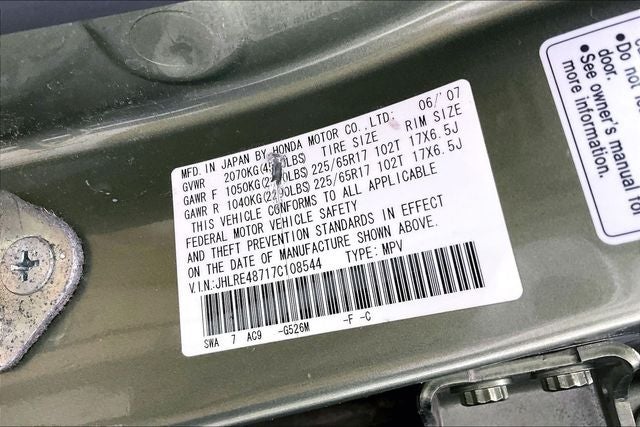 2007 Honda CR-V EX-L