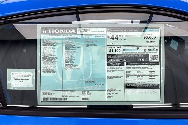 2026 Honda Prelude Coupe