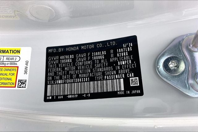2026 Honda Prelude InStock