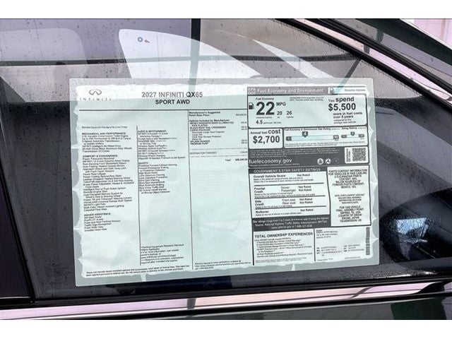 2027 INFINITI QX65 SPORT InStock