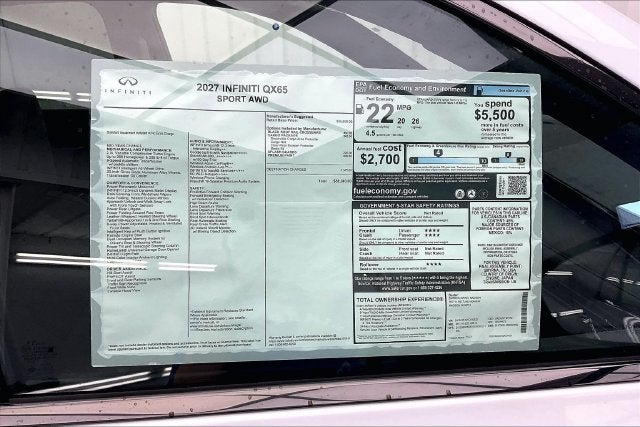2027 INFINITI QX65 SPORT InStock