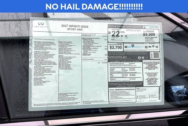 2027 INFINITI QX65 SPORT