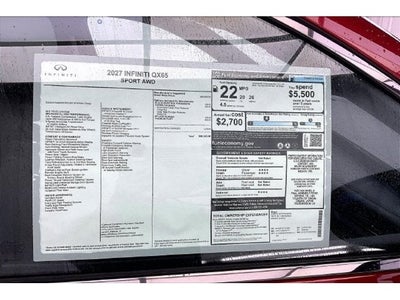 2027 INFINITI QX65 SPORT InStock