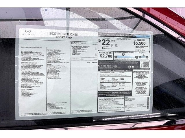 2027 INFINITI QX65 SPORT InStock