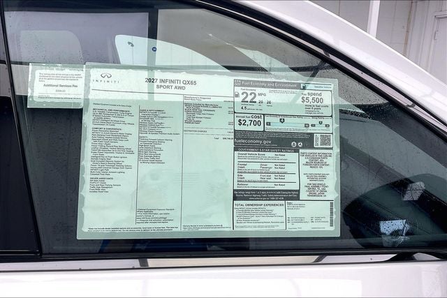 2027 INFINITI QX65 SPORT