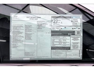 2027 INFINITI QX65 SPORT InStock