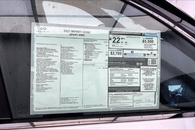 2027 INFINITI QX65 SPORT InStock