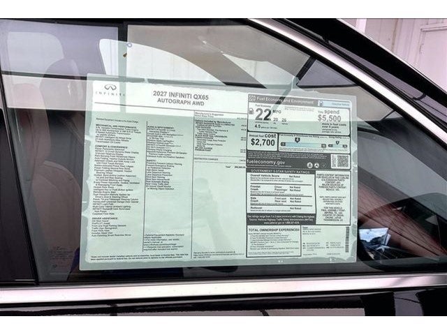 2027 INFINITI QX65 AUTOGRAPH InStock