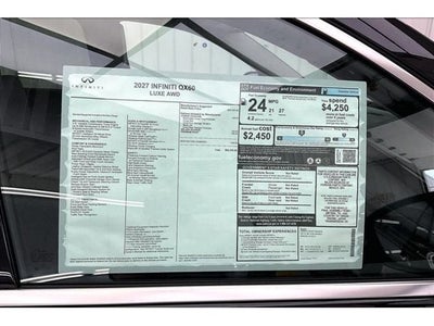 2027 INFINITI QX60 LUXE InStock