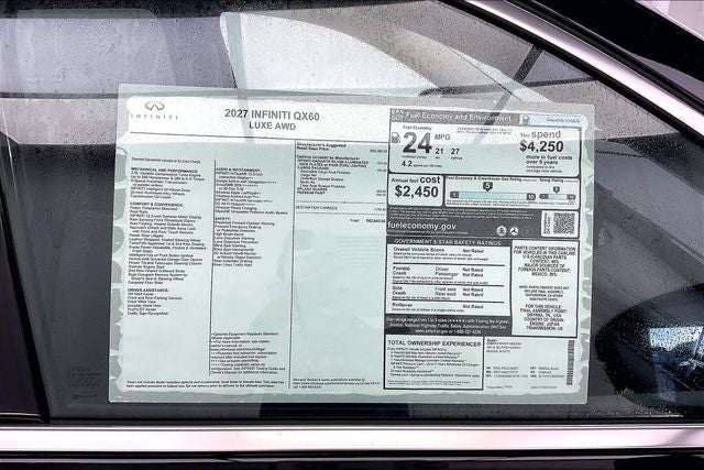 2027 INFINITI QX60 LUXE InStock