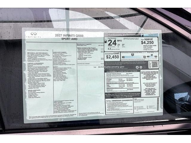 2027 INFINITI QX60 SPORT InStock