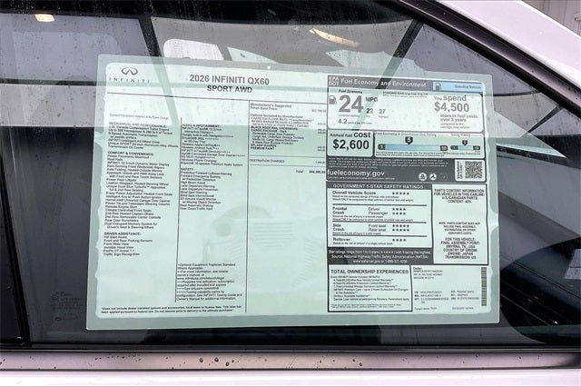 2026 INFINITI QX60 SPORT