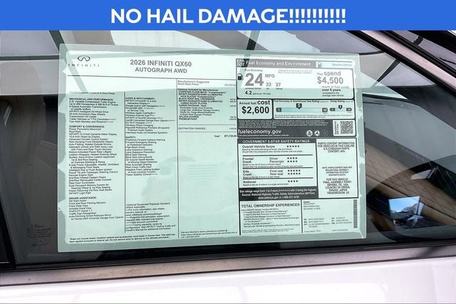 2026 INFINITI QX60 Autograph